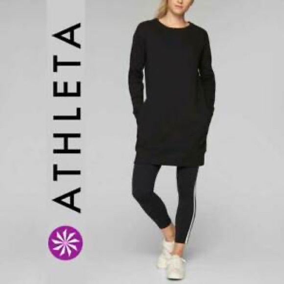 Athleta Dresses & Skirts - ATHLETA sweatshirt dress